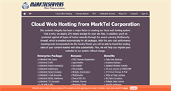 Desktop Screenshot of marktelservers.com